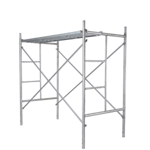 Galvanized scaffolding