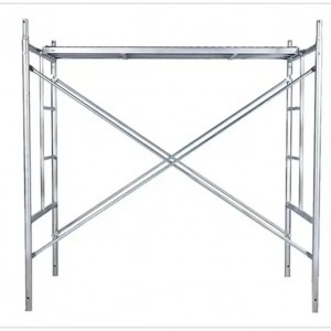 Galvanized scaffolding